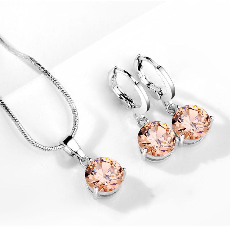 Rose Round Cubic Zircon - Brilliant Hippie