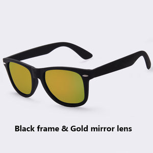 Ken Men's Polarized Sunglasses UV400 C02Gold Mirror