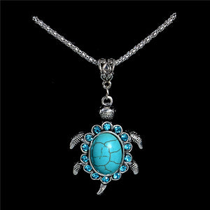 Turquoise Turtle Necklace - Brilliant Hippie