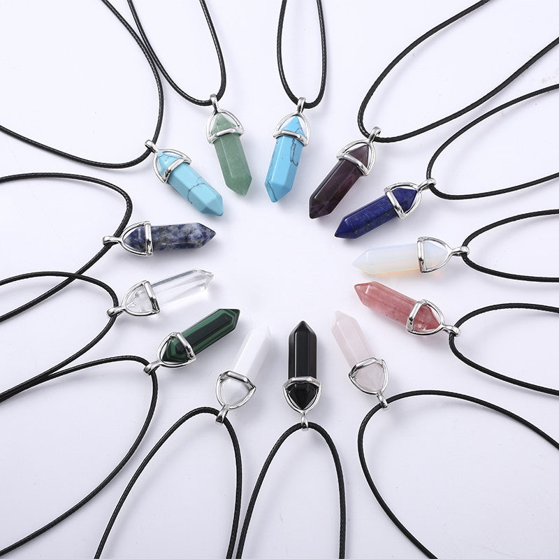 Natural Stone Quartz Choker - Brilliant Hippie