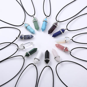 Natural Stone Quartz Choker - Brilliant Hippie