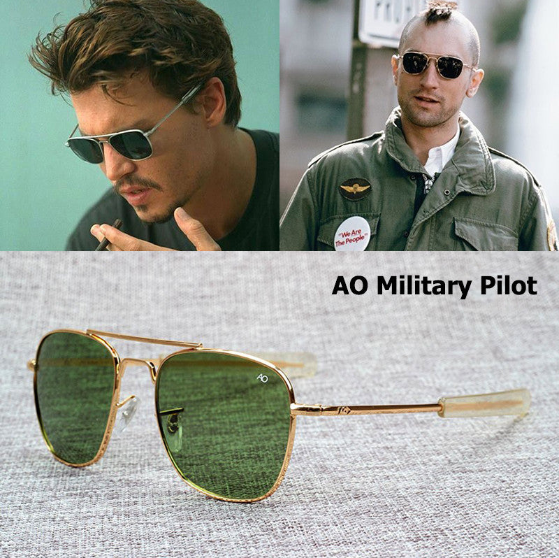 Ezra Military Sunglasses - Brilliant Hippie