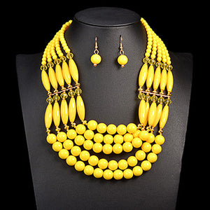 Vintage Necklace and Earrings - Brilliant Hippie
