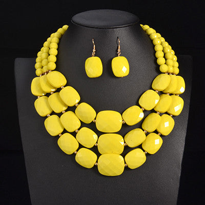 Vintage Necklace and Earrings - Brilliant Hippie