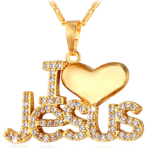 I Love Jesus Necklace - Brilliant Hippie
