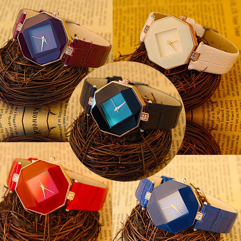 Jewel Gem Geometry Quartz Wristwatches - Brilliant Hippie