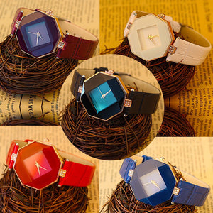 Jewel Gem Geometry Quartz Wristwatches - Brilliant Hippie